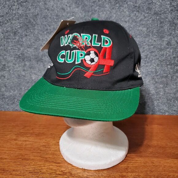 NEW Vintage Logo Athletic World Cup USA Soccer 94 Snapback Hat Cap Futbol 90s - Picture 1 of 11